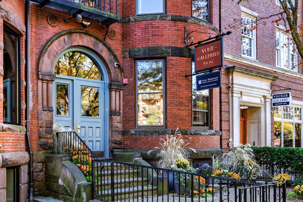 street front of Vose Galleries Boston