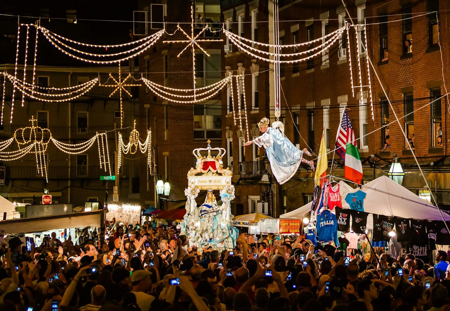 the annual celebration of Fisherman's feast in Boston