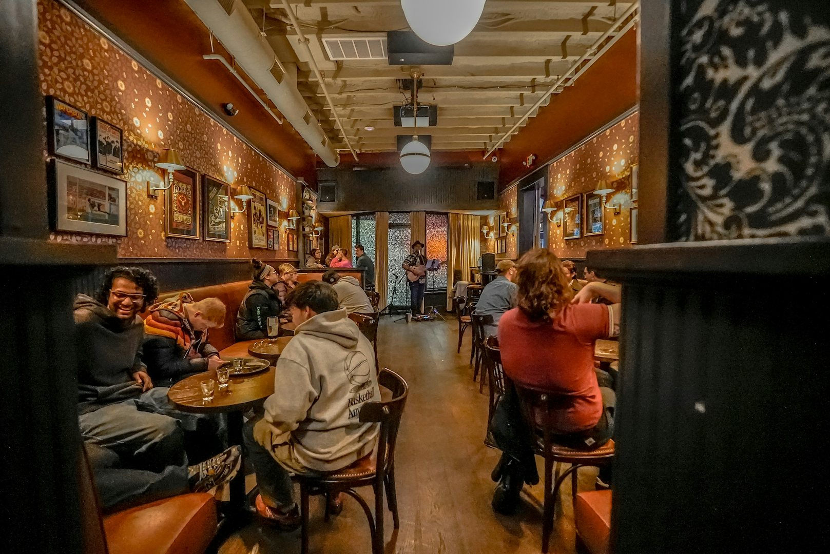 a full house at Irish Village pub