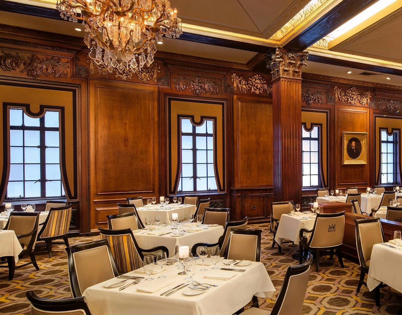 restaurant interior of Parker's Boston