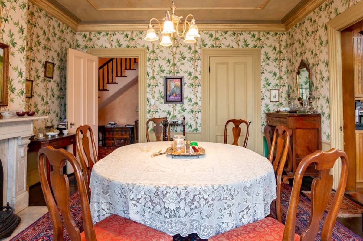 vintage interior of Prospect Place B&B Boston