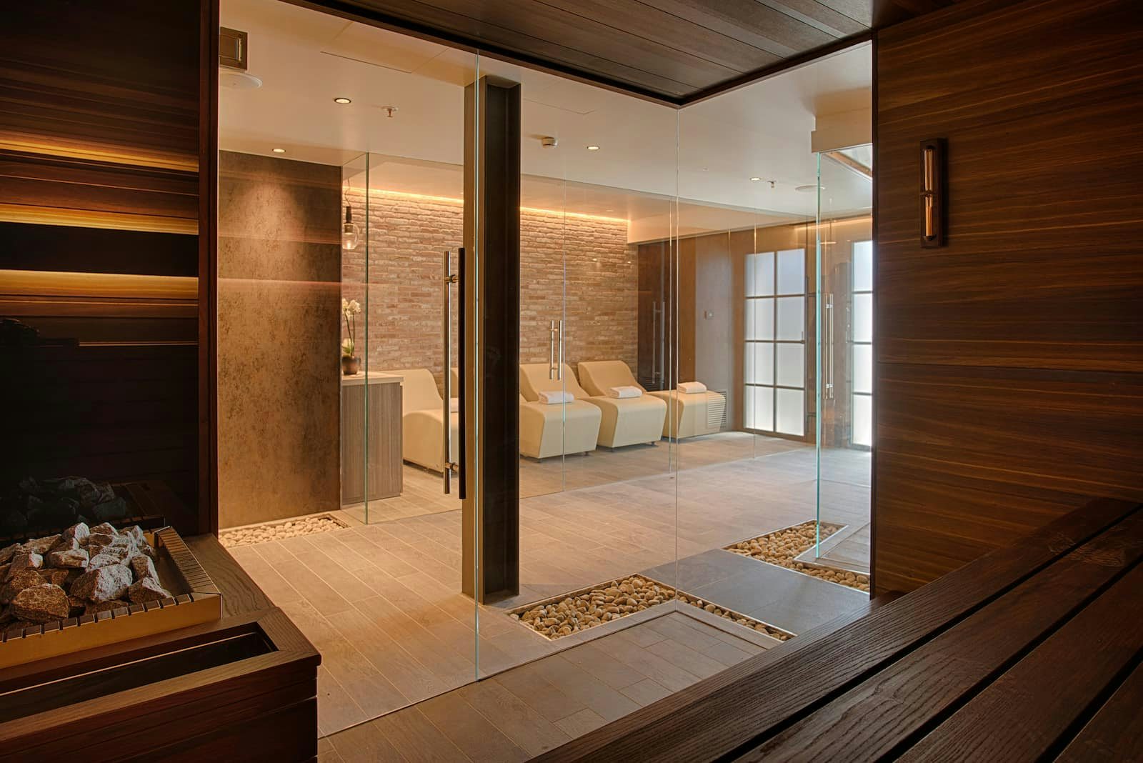stylish spa interior at the NH Collection Venezia Murano Villa