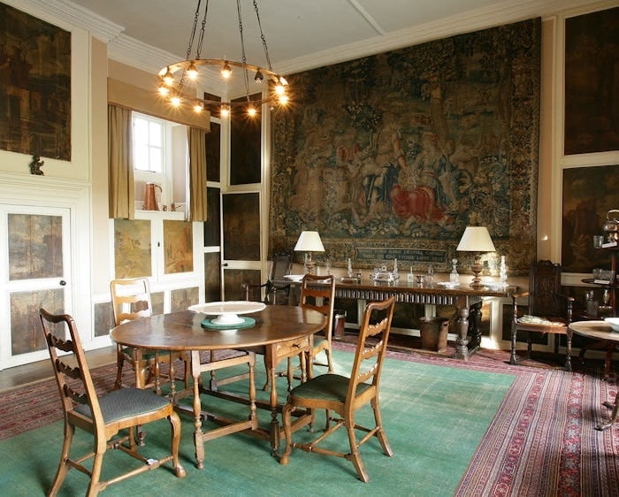 warm interior of the Kellie Castle